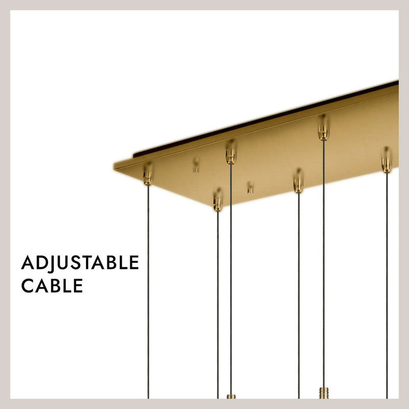 Bolla 6-in 10 Head Multi Pendant