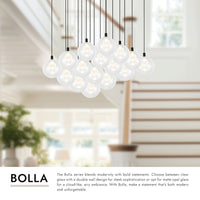 Bolla 6-in 16 Head Multi Pendant