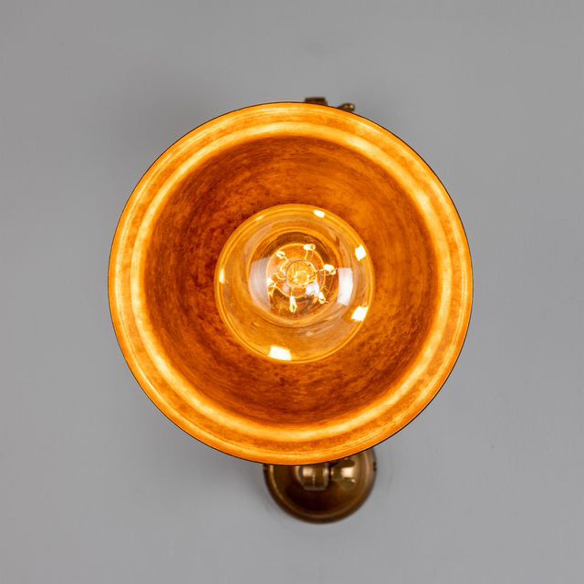 Dale Brass Poster Wall Light