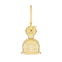 Apia Swivel Brass Poster Wall Light