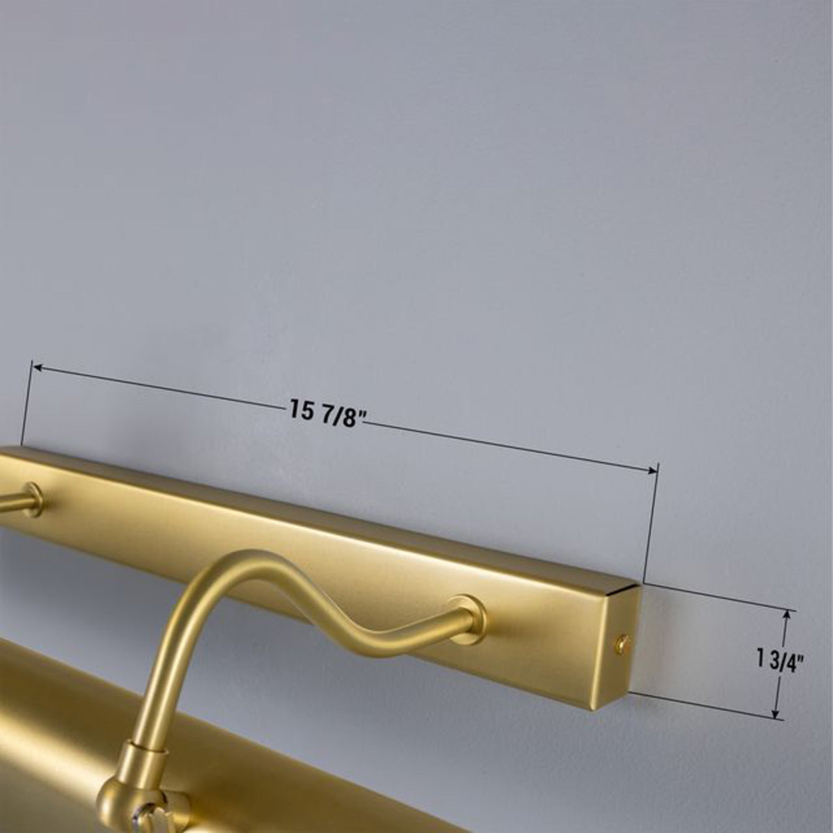 Spence 60cm Large Cast Brass Picture Wall Light