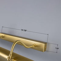 Spence 60cm Large Cast Brass Picture Wall Light