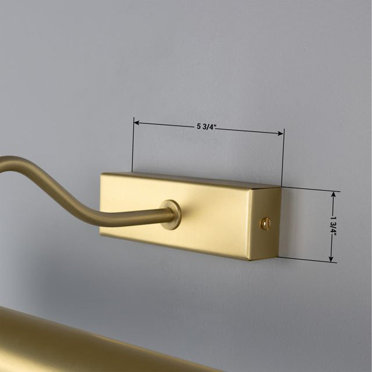 Spence 19.5cm Small Cast Brass Picture Wall Light