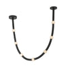 Corda 7-ft Black Opal Glass 32W Pendant