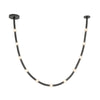 Corda 10-ft Black Opal Glass 48W Pendant