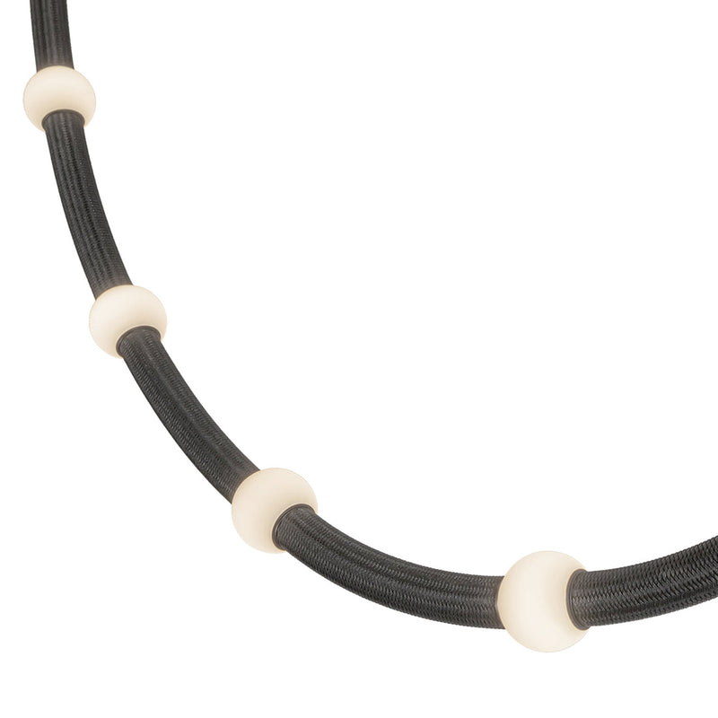 Corda 10-ft Black Opal Glass 48W Pendant