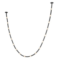 Corda 17-ft Black Opal Glass 76W Pendant