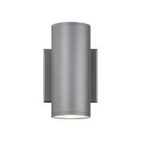 Tubular 7"H Outdoor Lighting