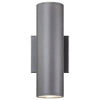 Tubular 10"H Outdoor Lighting