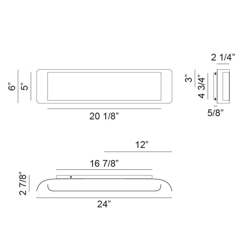 Kumilo 24"W Wall Vanity Light