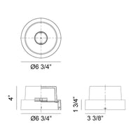 Syvana 6 3/4" Wall Sconce