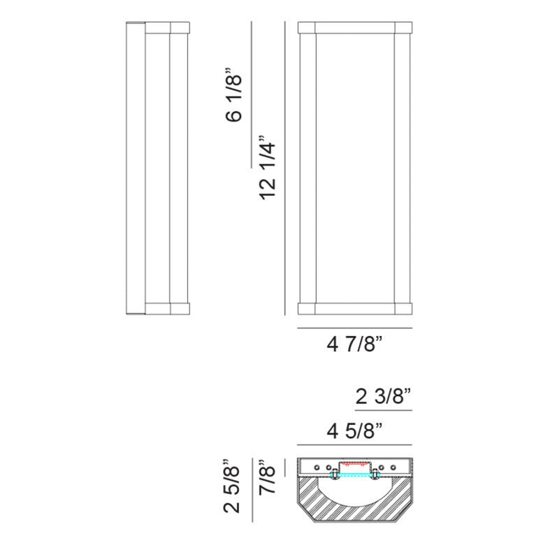 Aislynn 12 1/4"H Wall Vanity Light