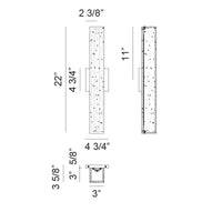 Muro 22"H Wall Vanity