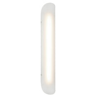 Saber 1 x 24W LED Wall Vanity Light Matte White