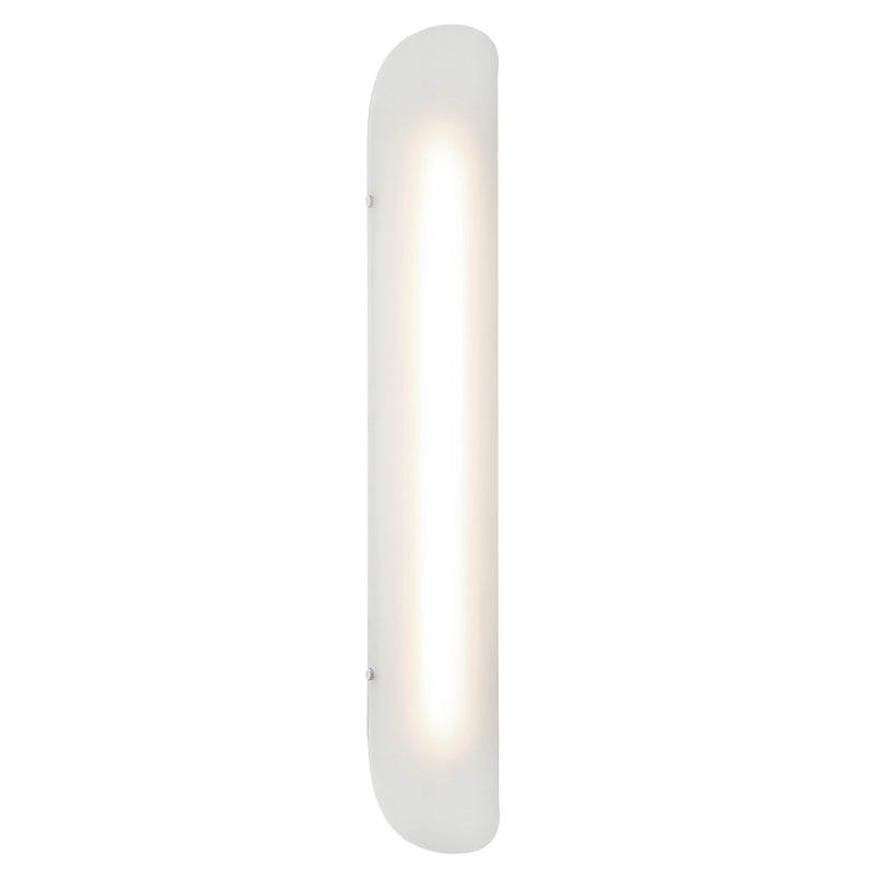 Saber 1 x 24W LED Wall Vanity Light Matte White