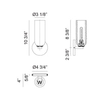Jules 10 3/4"H Wall Sconce