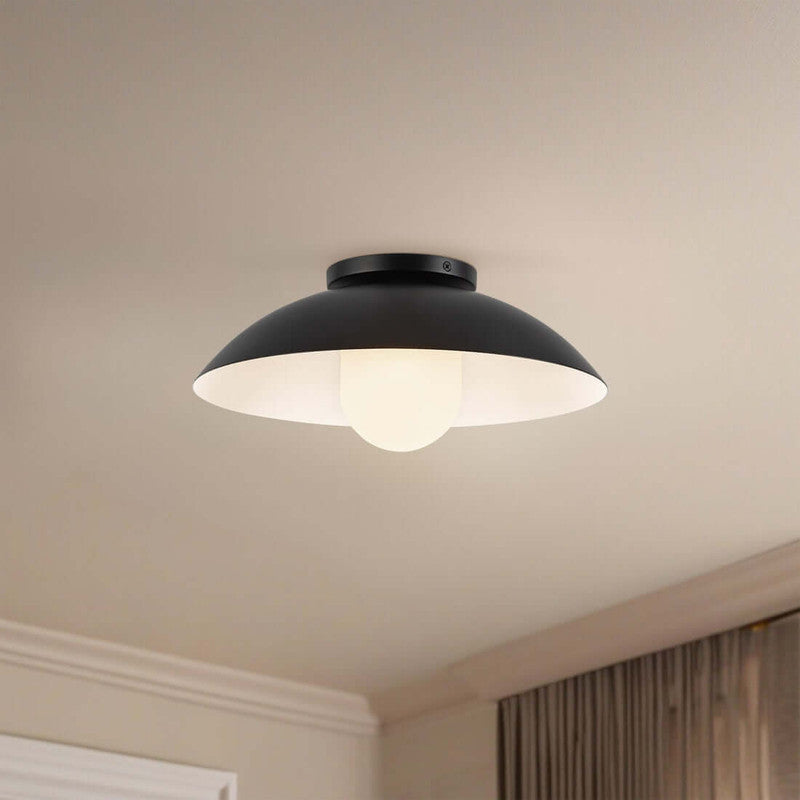 Umbra 14-in (6-in Height) Semi-Flush Mount