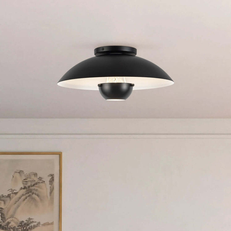Umbra 14-in (5-in Height) Semi-Flush Mount