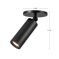 Mason 7-in Semi-Flush Mount