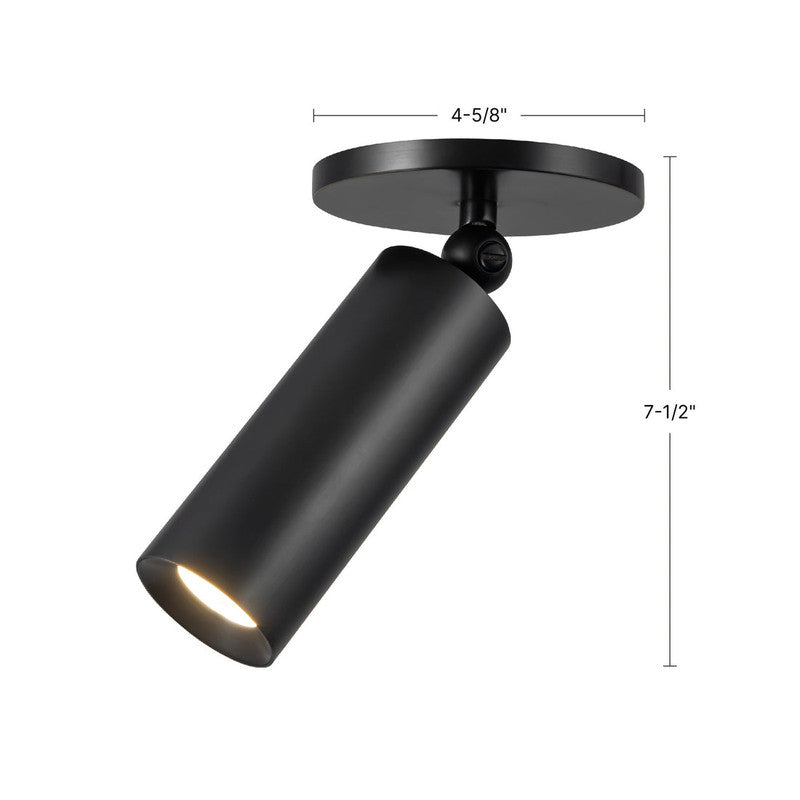 Mason 7-in Semi-Flush Mount