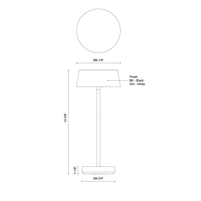 Tindra 14-in Table Lamp