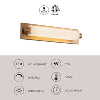 Charleston 18-in Vanity Light