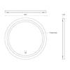 Hillmont D32" Vanity Mirror