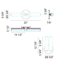 Axis 12 7/8"H Wall Vanity