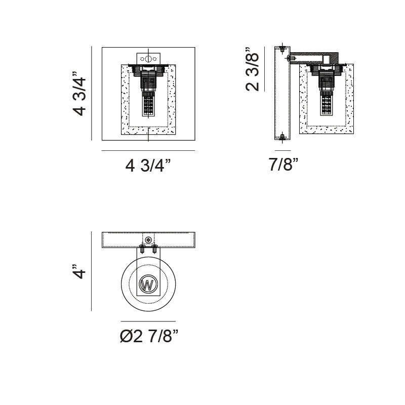 Indy 1 x 10W LED Wall Sconce