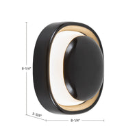 Pebble 8-in Wall Sconce