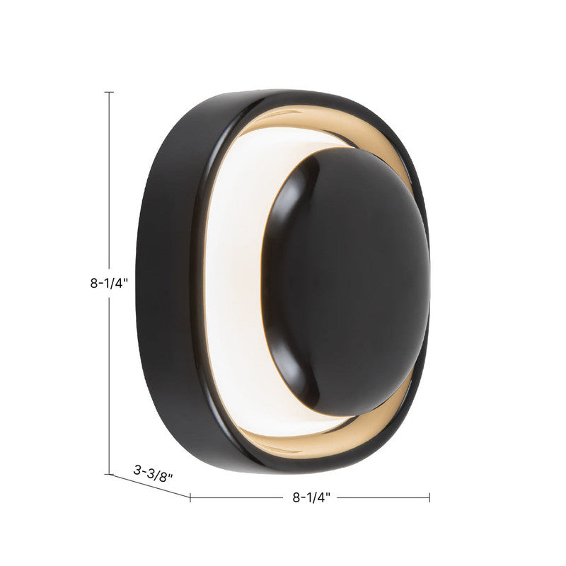Pebble 8-in Wall Sconce