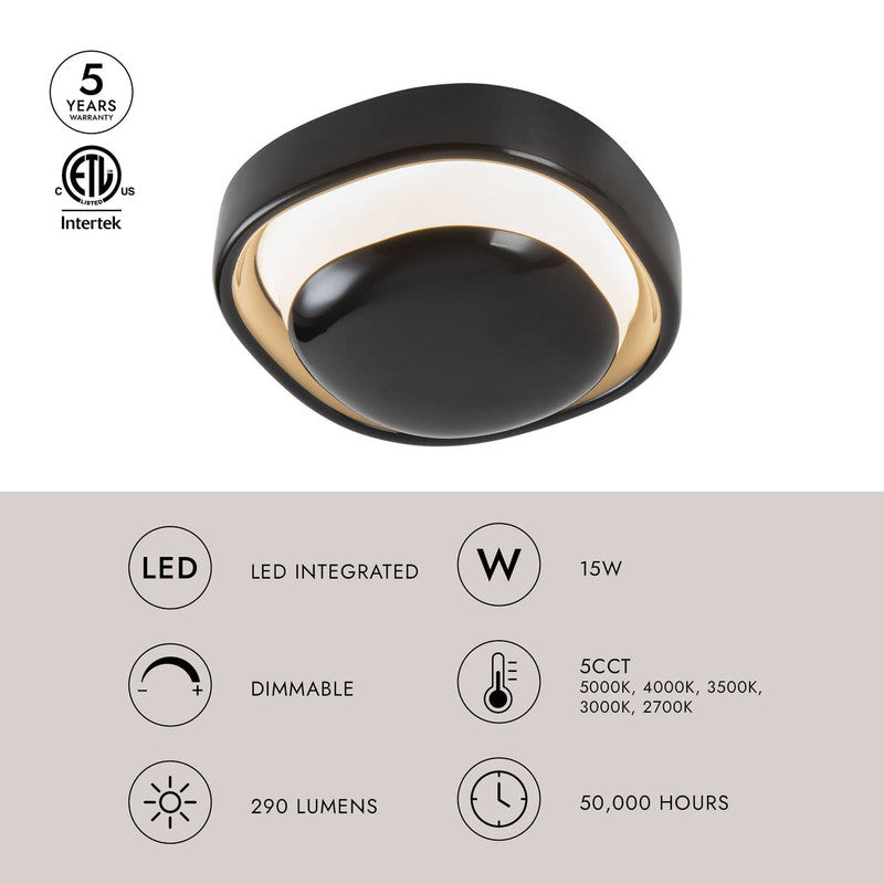 Pebble 8-in Wall Sconce