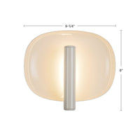 Lustre 9-in Wall Sconce