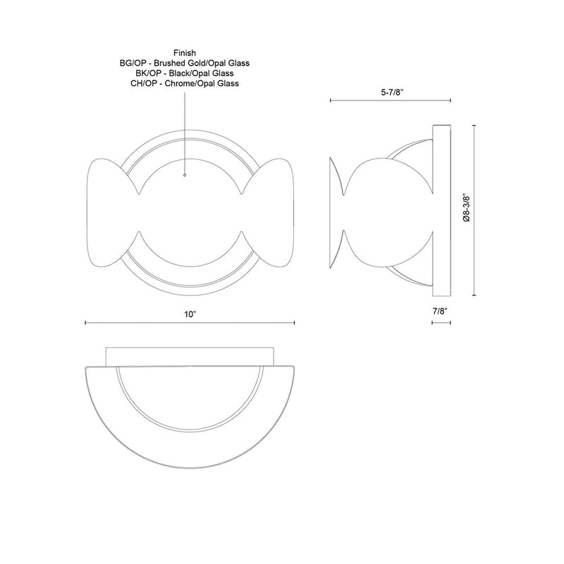 Ciel 10-in Wall Sconce