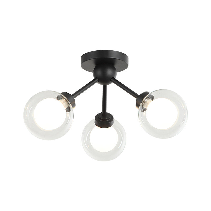 Solaris 8 7/8"H Ceiling Light Flush Mount