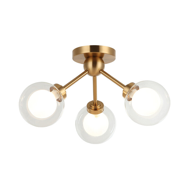 Solaris 8 7/8"H Ceiling Light Flush Mount