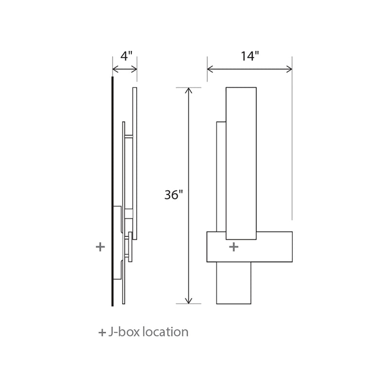 Sedo LED Sconce with P1 Driver