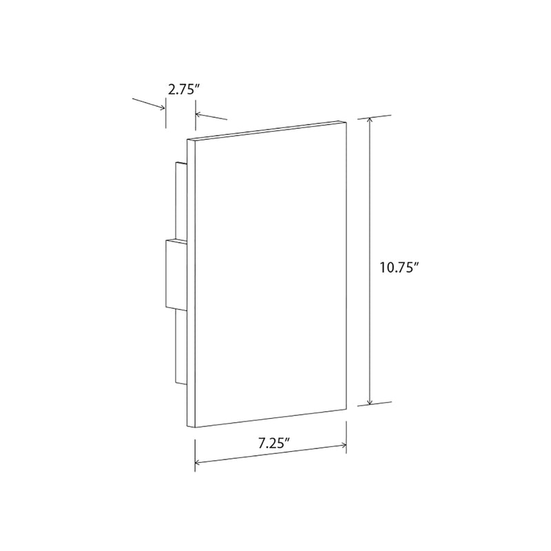 Tersus LED Sconce with P1 Driver