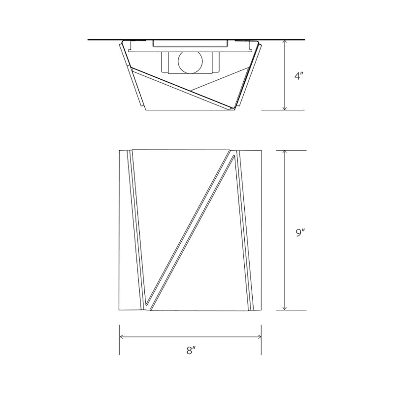 Calx LED Sconce with P1 Driver