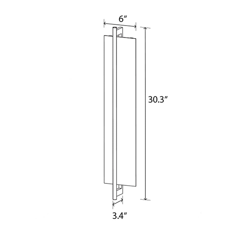 Merus 31 LED Sconce - Textured White