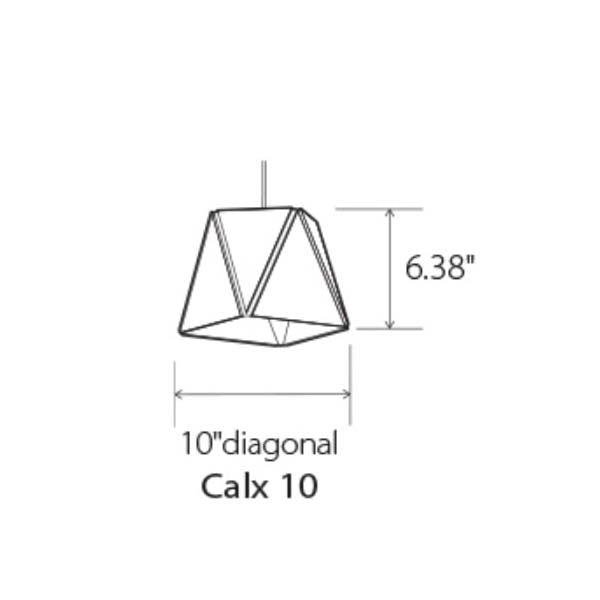 Calx 10" Pendant with P1 Driver