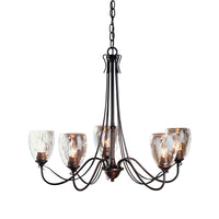 Trellis 5 Arm Chandelier with Water Glass