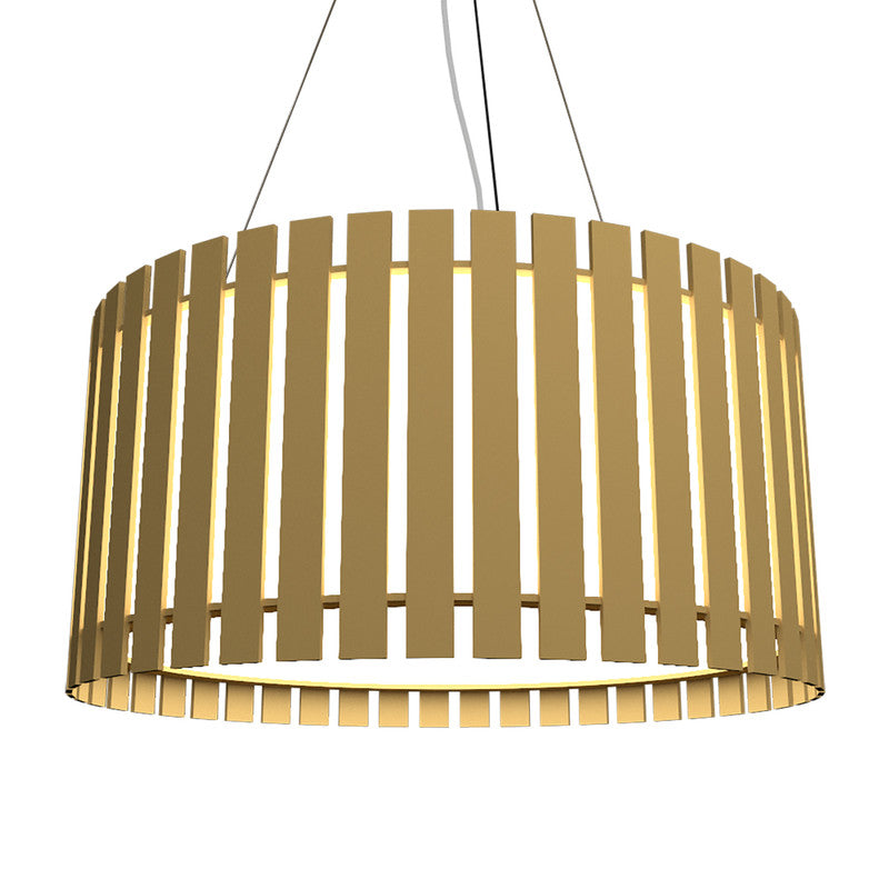 Slatted 31.2" LED Module Pendant