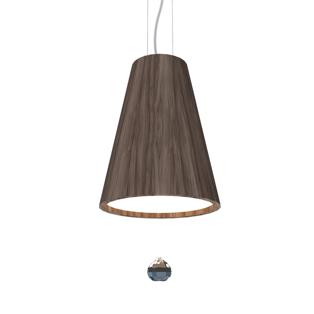 Conical Crystal 8" Pendant 1130
