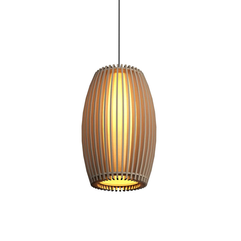 Wooden Slats 12" Pendant 1140