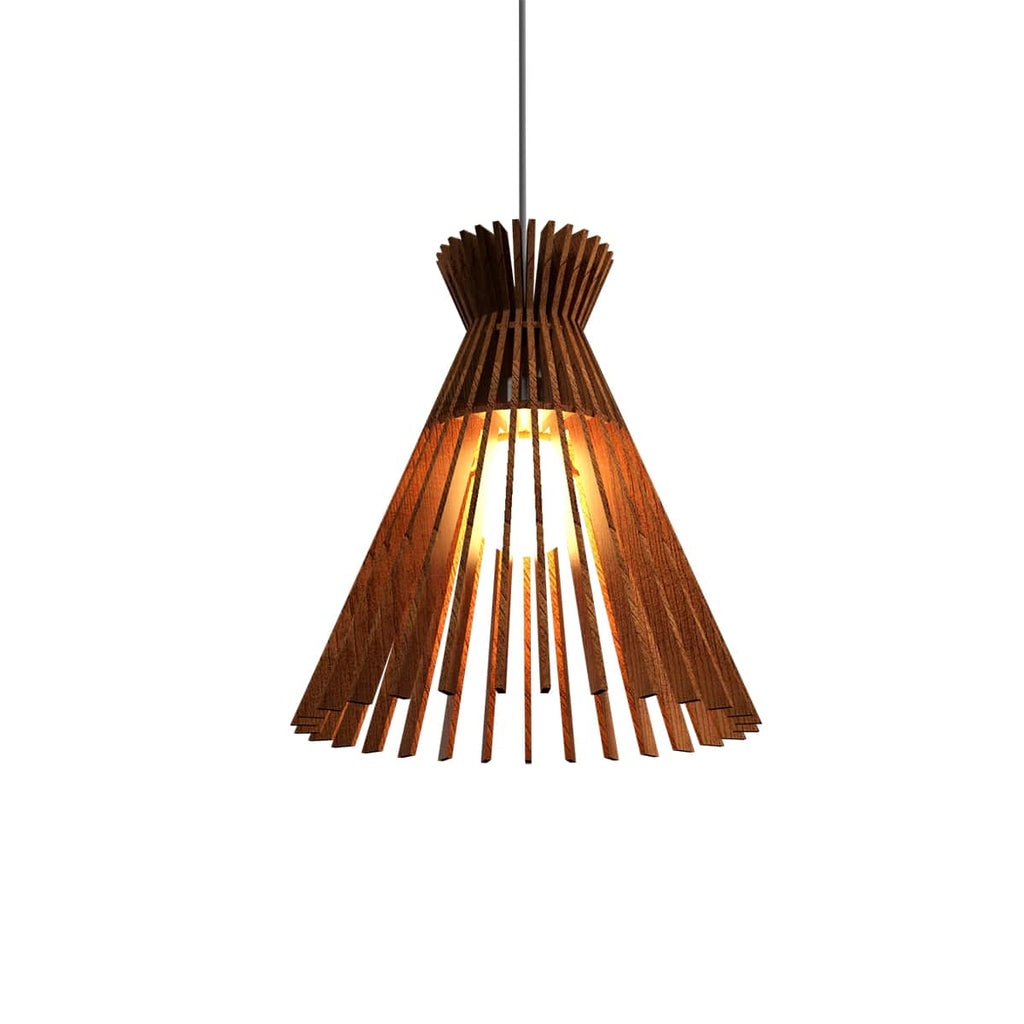 Wooden Slats Pendant 1183