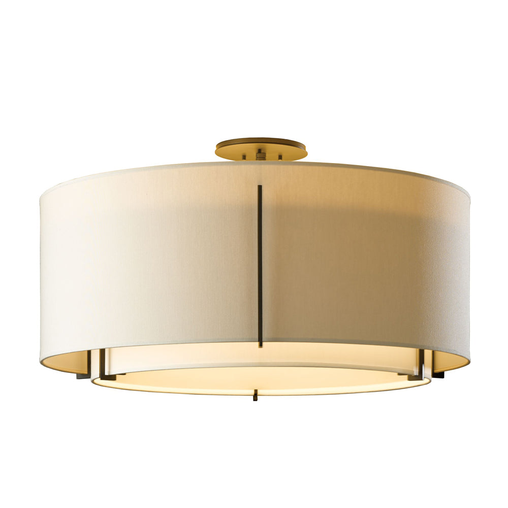 Exos Large Double Shade Semi-Flush