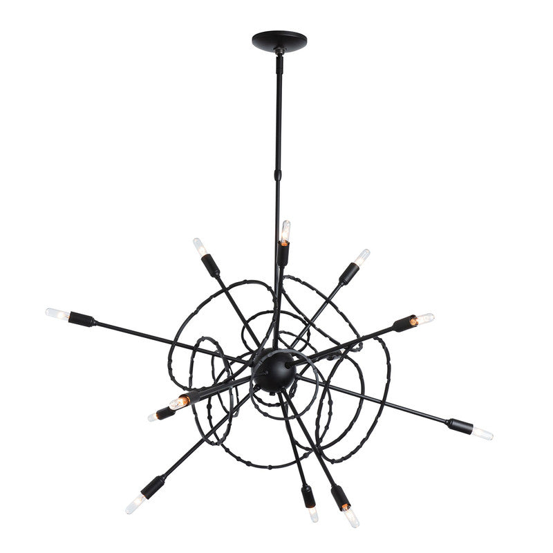 Olympus 12-Light Starburst Pendant