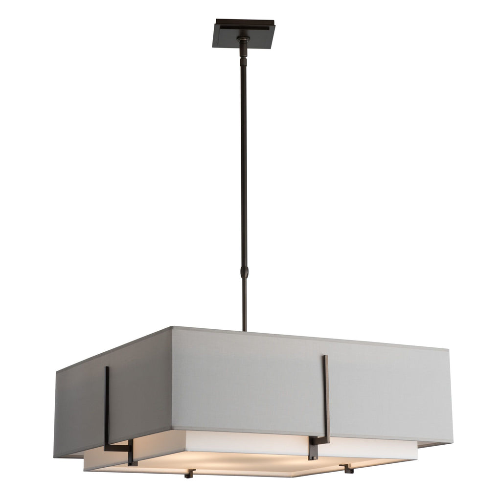 Exos Square Large Double Shade Pendant