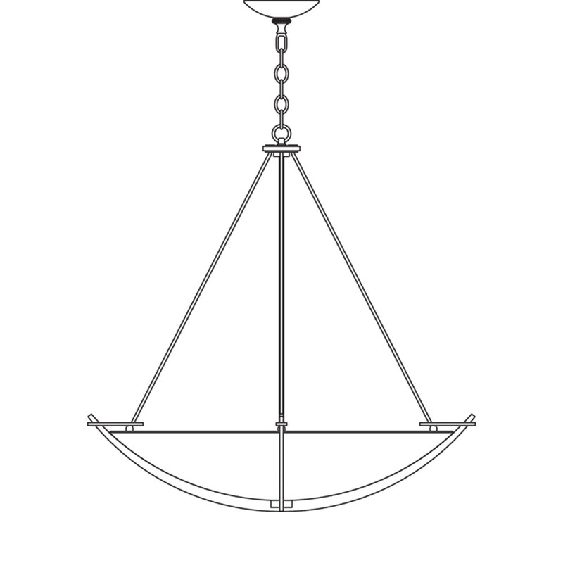 Compass Large Scale Pendant with chain